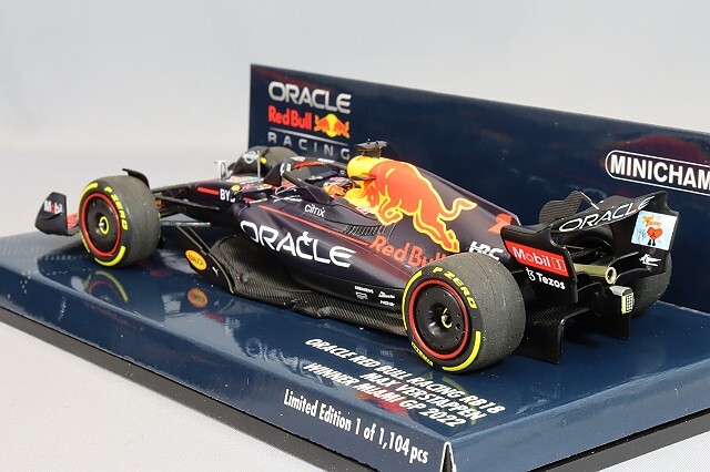 ミニチャンプス　レッドブルRB18 モナコGPマックス・フェルスタッペン1/43 ミニチャンプス 1/43 オラクル レッドブルレーシング RB18 2022
