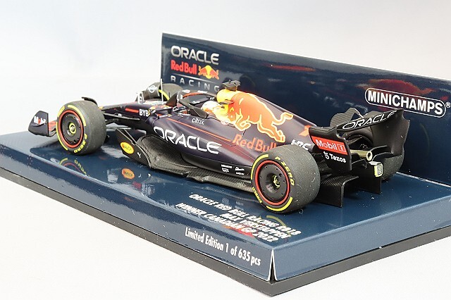 ミニチャンプス 1/43 レッドブル 2022 RB18 フェルスタッペン アウトレットセール】ミニチャンプス 1/43 レッドブル RB18 M