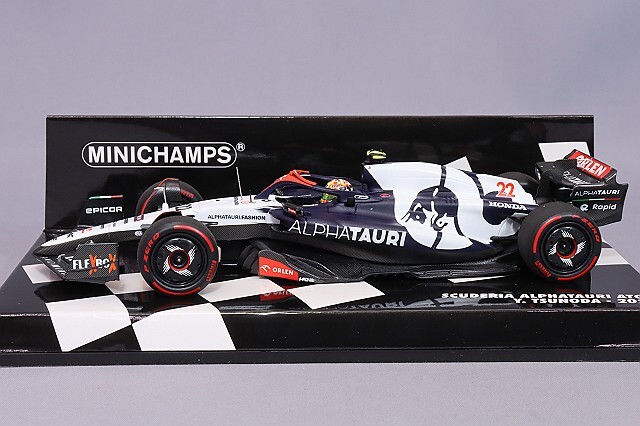 ミニチャンプス 1/43 スクーデリア アルファタウリ AT04 2023 F1 #22 