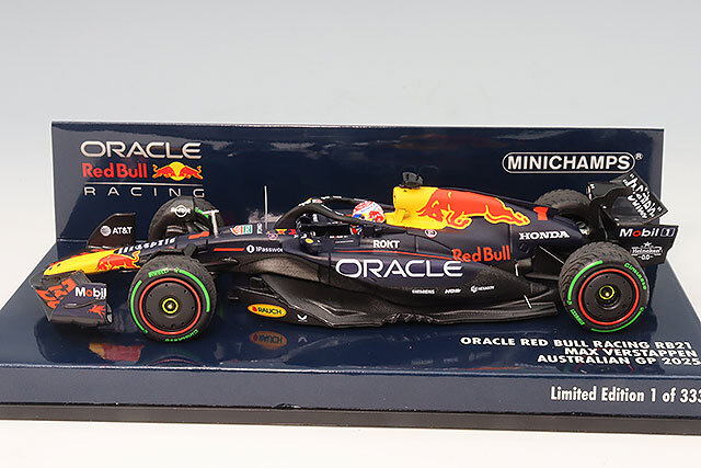 ミニチャンプス 1/43 オラクル レッドブルレーシング RB21 F1 2025