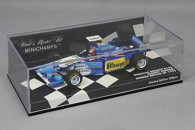 1/43 ベネトン B195 ジョニーハーバート 1995年イギリスGP　初優勝 ジョニーへの伝言（ベネトンB195ルノー） | studio PINE