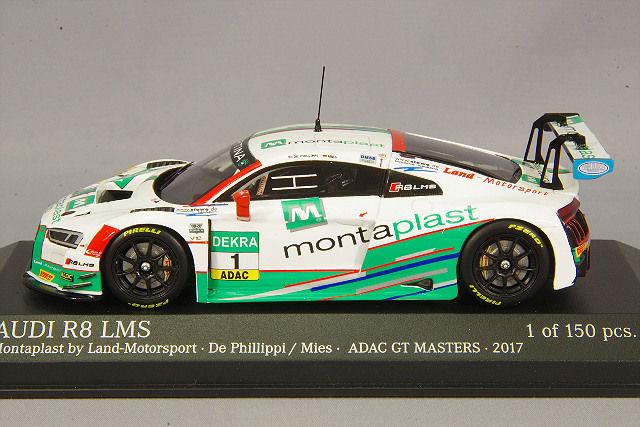 PMA 1/43 アウディ R8 LMS 2017 ADAC GT マスターズ ミニチャンプス 1/43 アウディ R8 LMS 2017 ADAC GT マスターズ #1