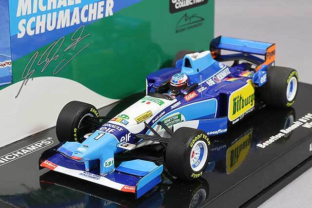 ミニチャンプス 1/43 ベネトン ルノー B195 F1 1995 モナコGP ウィナー