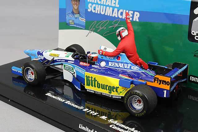 ミニチャンプス 1/43 ベネトン ルノー B195 F1 1995 カナダGP #1 M