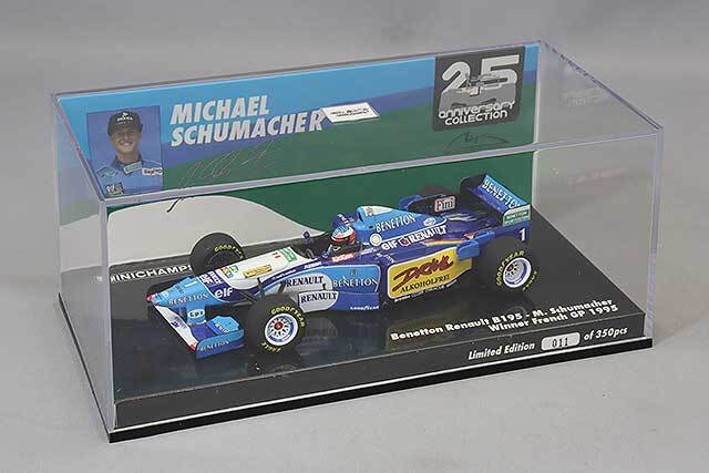 ミニチャンプス 1/43 ベネトン ルノー B195 F1 1995 フランスGP