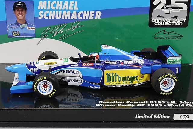ミニチャンプス 1/43 ベネトン ルノー B195 F1 1995