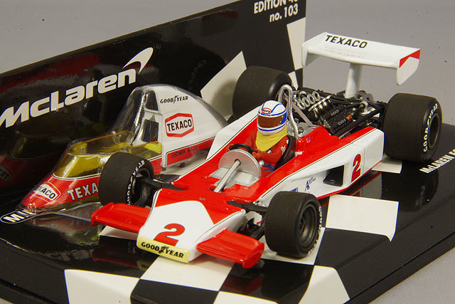 希少・未使用】ミニチャンプスF1マクラーレンフォードM23 1976J.ハント 