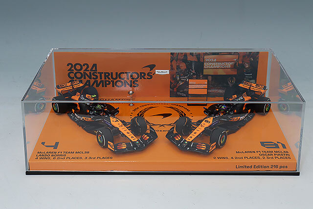 ミニチャンプス 1/43 マクラーレン F1チーム MCL38 ノリス/ピアストリ