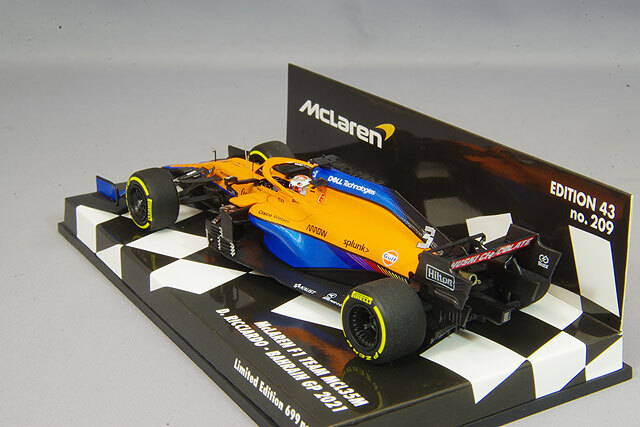 McLaren MCL35M D・リカルド バーレーンGP 2021 1/43 McLaren MCL35M D・リカルド バーレーンGP 2021 1/43