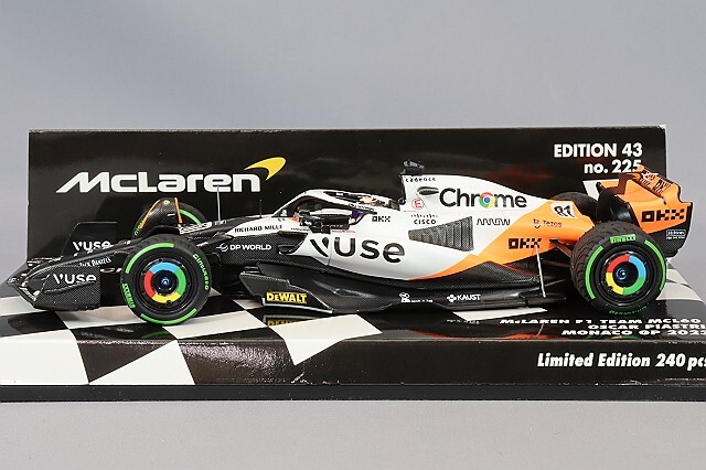 ミニチャンプス 1/43 マクラーレン F1チーム MCL60 2023 F1 モナコGP 