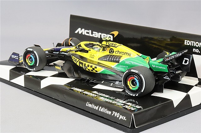 ミニチャンプス 1/43 マクラーレン F1チーム MCL38 2024 F1 モナコGP
