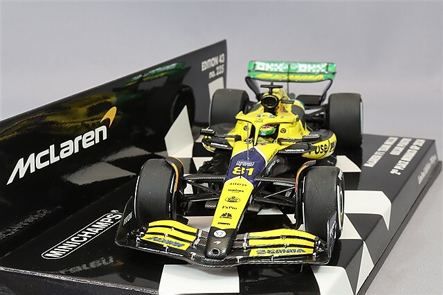 ミニチャンプス 1/43 マクラーレン MCL38 モナコ O.ピアストリ ミニチャンプス 1/43 マクラーレン MCL38 オスカー ピアストリ