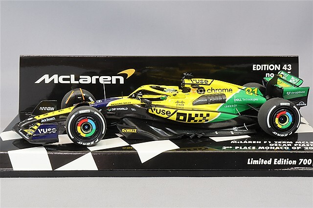 ミニチャンプス 1/43 マクラーレン F1チーム MCL38 2024 F1