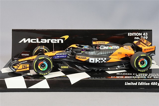 ミニチャンプス 1/43 マクラーレン F1チーム MCL38 2024 F1 ハンガリー