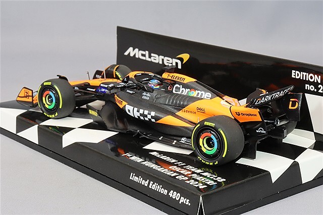 1/43 ミニチャンプス マクラーレンMCL38 ハンガリーGP O.ピアストリ 予約] CLDC特注ミニチャンプス 1/43 マクラーレン MCL38