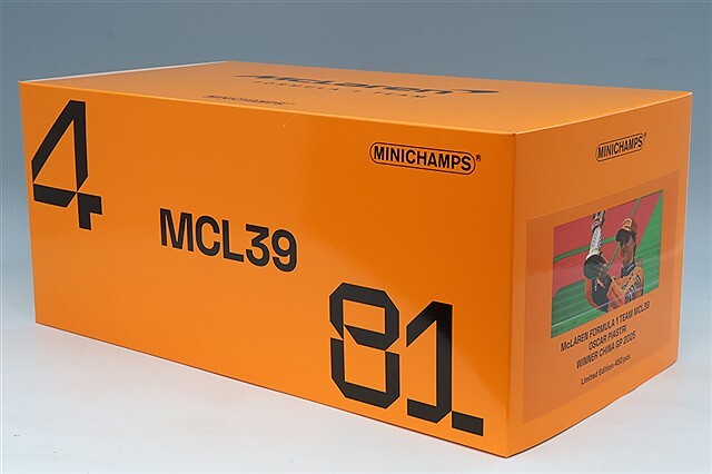 ミニチャンプス 1/18 マクラーレン F1チーム MCL39 2025 F1 中国GP