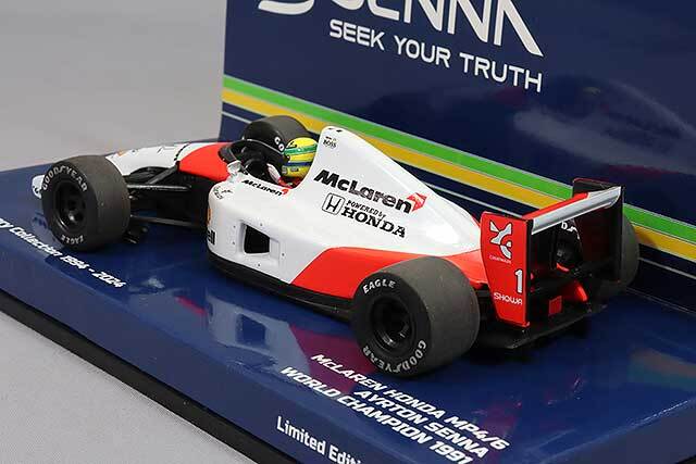 ミニチャンプス 1/43 マクラーレン ホンダ MP4/6 A.セナ 1991 ワールド 