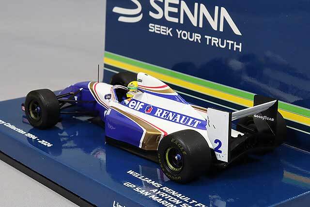 ミニチャンプス 1/43 ウィリアムズ ルノー FW16 A.セナ #2 サンマリノ 