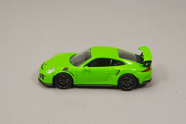 ミニチャンプス 1/87 ポルシェ 911 GT3 RS (2013) イエローグリーン ABS製