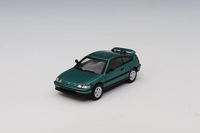 みに ミニチャンプス 1/87 ホンダ CR-X MK2 1987 グリーンメタリック
