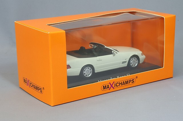 マキシチャンプス 1/43 メルセデスベンツ SLクラス (R129) 1999 ホワイト