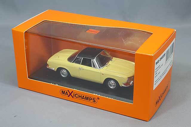 ミニカー　VW　フォルクスワーゲン　カルマンギア　1966 マキシチャンプス 1/43 フォルクスワーゲン カルマン ギア 1600