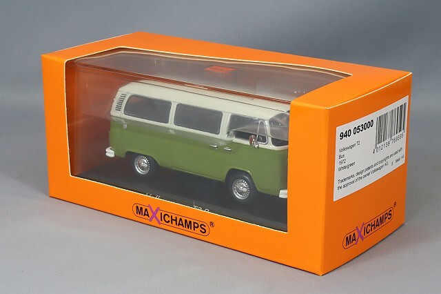 マキシチャンプス 1/43 フォルクスワーゲン T2 バス 1972 ホワイト