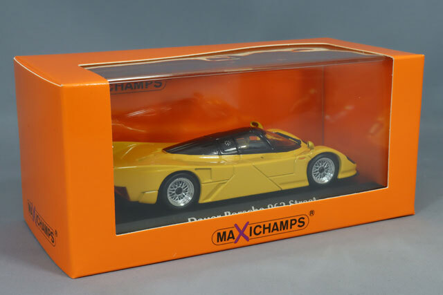 マキシチャンプス 1/43 ポルシェ ダウアー 962 GT 1994 イエロー