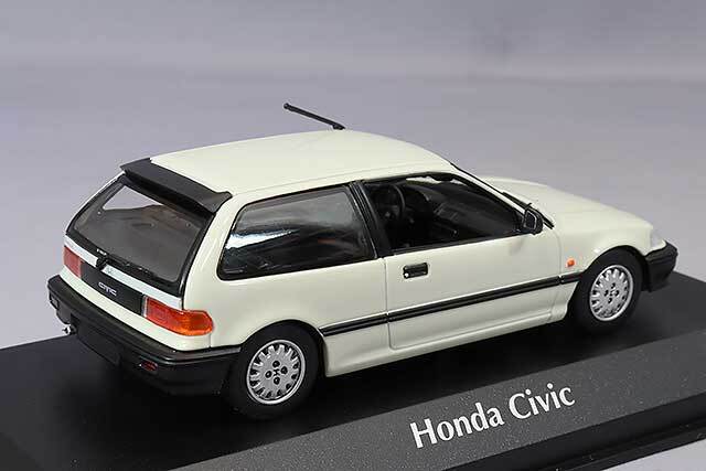 マキシチャンプス 1/43 ホンダ シビック 1990 ホワイト