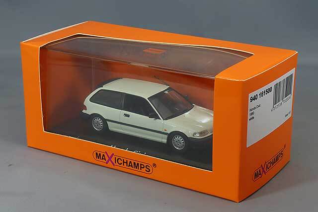 マキシチャンプス 1/43 ホンダ シビック 1990 ホワイト