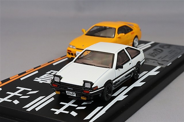 テラカド モデラーズ 1/64 頭文字D セットVol.19 中村賢太 シルビア (S14