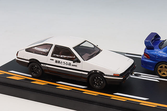 モデラーズ 頭文字D AE86 2台セット モデラーズ 1/64 頭文字D セットVol.22 藤原拓海 トレノ(AE86) & 藤原