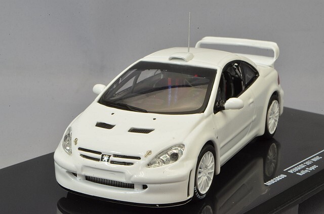 イクソ 1/43 プジョー 307 WRC ラリースペック ホワイト ホイールセット付