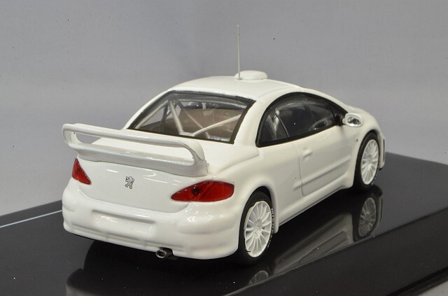 イクソ 1/43 プジョー 307 WRC ラリースペック ホワイト ホイールセット付