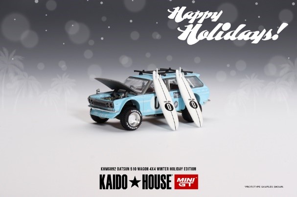 minitg　1/64　ダットサン　510　ワゴン　ブルー　kaidohouse MINI GT 1/64 ダットサン KAIDO 510 ワゴン ブルー KAIDO HOUSE
