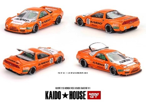 KAIDO HOUSE x TSM ミニGT 1/64 ホンダ NSX Kaido Racing V1(左