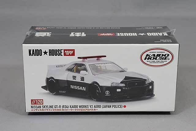 1/64 街道ハウス 日産スカイラインGT-R パトカー LBWK仕様 カスタム