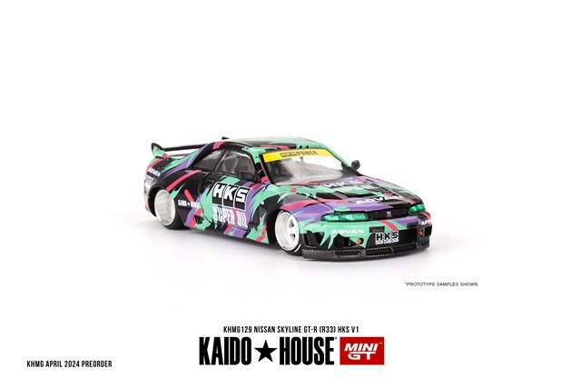 KAIDO HOUSE x TSM ミニGT 1/64 日産 スカイライン GT-R R33 HKS