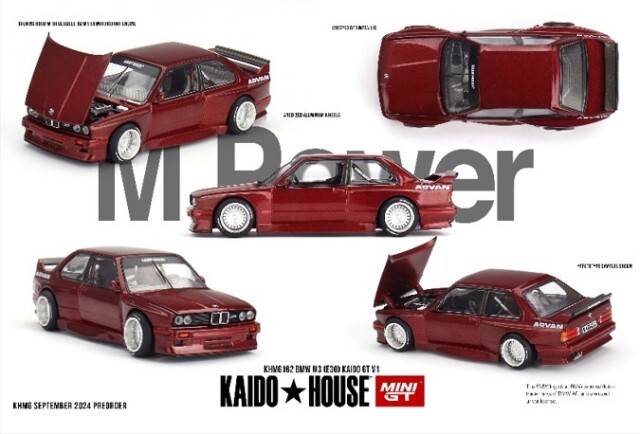 ミニカー MINI GT BMW M3 Kaido House x Mini GT 1:64 BMW M3 KAIDOHAUS V1 Orange #177