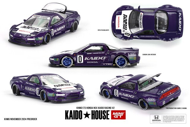KAIDO HOUSE x TSM ミニGT 1/64 ホンダ NSX Kaido Racing V2 (左