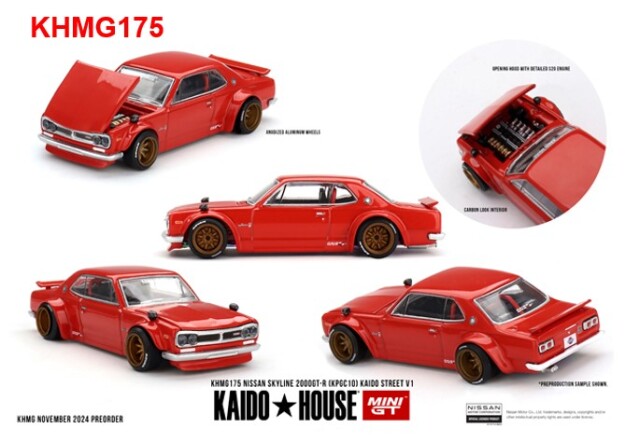 KAIDO HOUSE x TSM ミニGT 1/64 日産 スカイライン 2000GT-R(KPGC10
