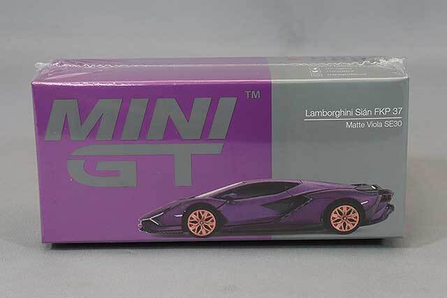 TSM ミニGT 1/64 ランボルギーニ シアン FKP 37 SE30 マットヴィオラ
