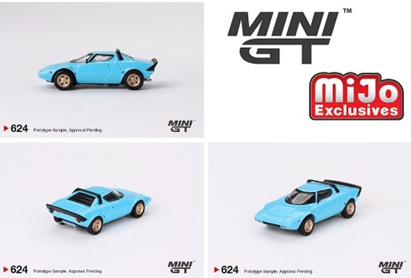 ランチアストラトス HF ストラダーレアズーロキアーロ(ブラック)チェイスカー Mijo特注 TSM ミニGT 1/64 ランチア ストラトス HF ストラダーレ