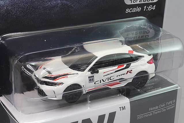 Mijo特注 TSM ミニGT 1/64 ホンダ シビック タイプ R 2023 ホンダ