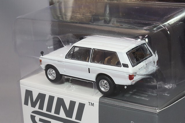 MINI GT ランドローバー　チームフランス　チームUK 2台セット Mijo特注 TSM ミニGT 1/64 レンジローバー ダボス ホワイト (左ハンドル)