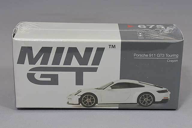 TSM ミニGT 1/64 ポルシェ 911 992 GT3 ツーリングクレヨン 左