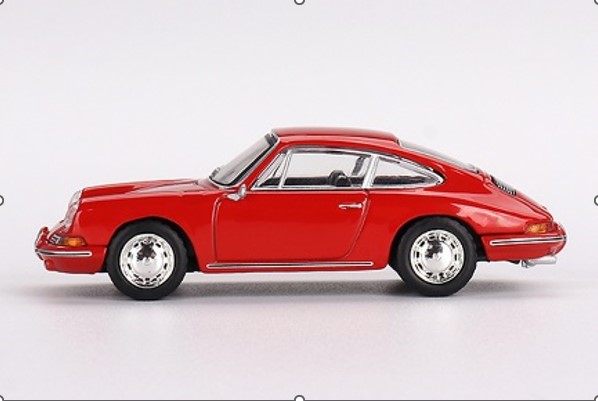 TSM ミニGT 1/64 ポルシェ 901 1963 シグナルレッド 左ハンドル