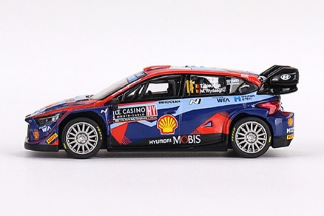 TSM ミニGT 1/64 ヒュンダイ i20 N Rally1 モンテカルロラリー 3位入賞