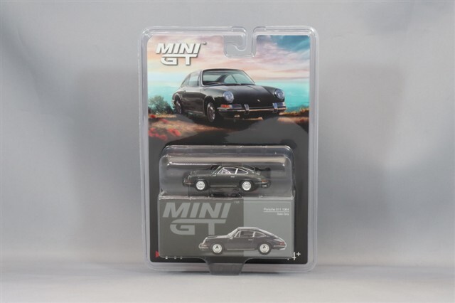 TSM ミニGT 1/64 ポルシェ 911 1964 スレートグレー (左ハンドル