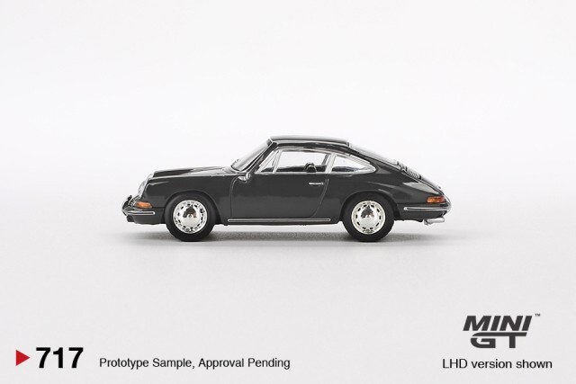 TSM ミニGT 1/64 ポルシェ 911 1964 スレートグレー (左ハンドル)
